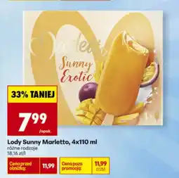 Biedronka Lody Sunny Marletto 4-pak oferta