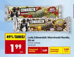 Biedronka Lody Edwardzik Nordis Truskawka i Limonka oferta