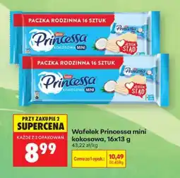 Biedronka Wafelek Princessa mini kokosowa 16-pak oferta