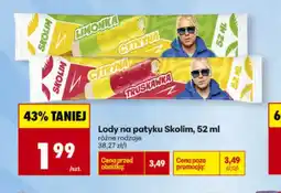 Biedronka Lody na patyku Skolim Limonka Cytryna oferta