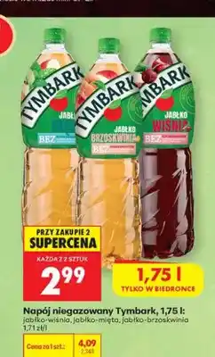 Biedronka Napój niegazowany Tymbark jabłko-mięta oferta