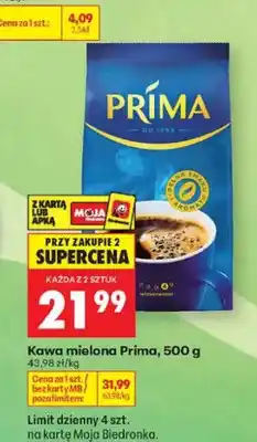 Biedronka Kawa mielona Prima oferta