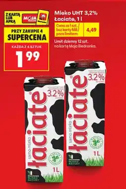 Biedronka Mleko UHT Łaciate 3,2% oferta