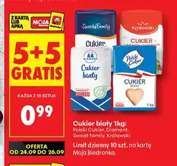 Biedronka Cukier biały Polski oferta