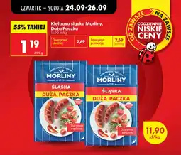 Biedronka Kiełbasa śląska Morliny Duża Paczka oferta
