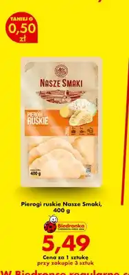 Biedronka Pierogi ruskie Nasze Smaki oferta