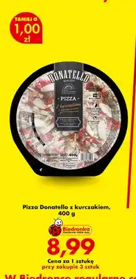 Biedronka Pizza Donatello z kurczakiem oferta