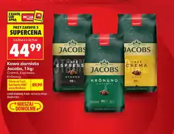 Biedronka Kawa ziarnista Jacobs Crema oferta