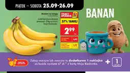 Biedronka Banany na wagę oferta