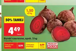 Biedronka Buraki czerwone oferta