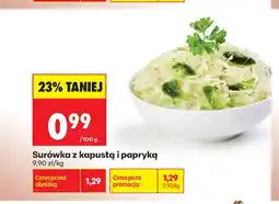 Biedronka Surówka z kapustą i papryką oferta