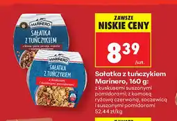 Biedronka Sałatka z tuńczykiem z komosą ryżową czerwoną soczewicą i suszonymi pomidorami Marinero oferta