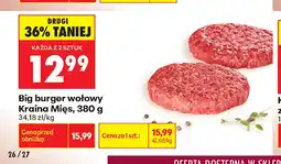 Biedronka Big burger wołowy Kraina Mięs oferta