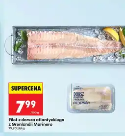 Biedronka Filet z dorsza atlantyckiego z Grenlandii Marinero oferta