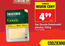 Biedronka Ser gouda w plastrach Światowid oferta