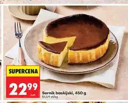 Biedronka Sernik baskijski oferta