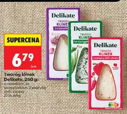 Biedronka Twaróg klinek Delikate ze szczypiorkiem oferta