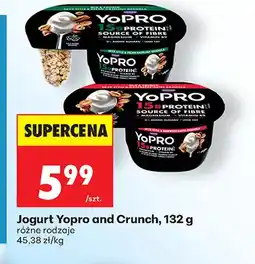 Biedronka Jogurt Yopro and Crunch oferta