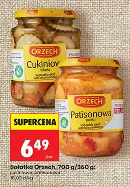 Biedronka Sałatka patisonowa Orzech oferta