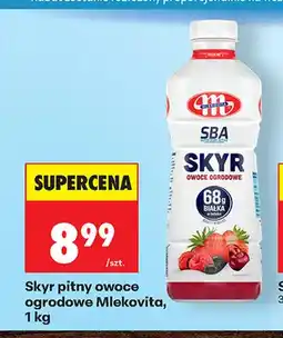 Biedronka Skyr pitny owoce ogrodowe Mlekovita oferta