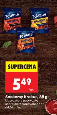 Biedronka Snakersy Krakus z papryczką scorpion oferta