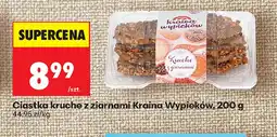 Biedronka Ciastka kruche z ziarnami Kraina Wypieków oferta