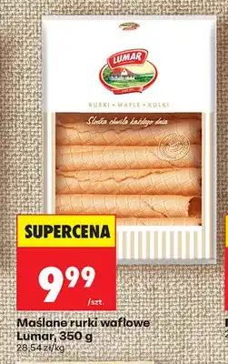 Biedronka Maślane rurki waflowe Lumar oferta