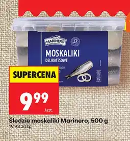 Biedronka Śledzie moskaliki Marinero oferta
