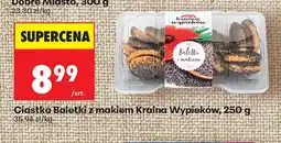 Biedronka Ciastka Baletki z makiem Kraina Wypieków oferta