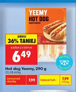 Biedronka Hot dog Yeemy oferta