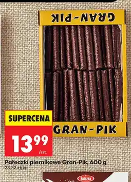Biedronka Pałeczki piernikowe Gran-Pik oferta