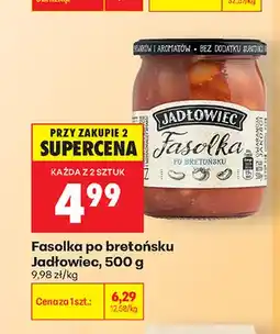 Biedronka Fasolka po bretońsku Jadłowiec oferta
