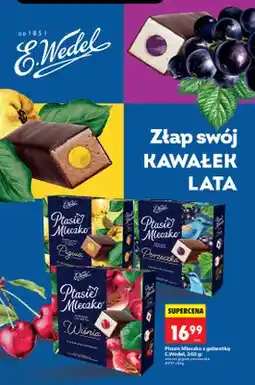 Biedronka Ptasie Mleczko z galaretką E.Wedel wiśnia oferta