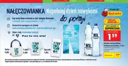 Biedronka Woda mineralna gazowana Nałęczowianka delikatnie oferta