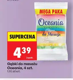 Biedronka Gąbki do masażu Oceania 4-pak oferta