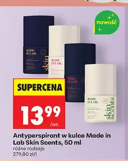 Biedronka Antyperspirant w kulce Made in Lab Skin Scents oferta