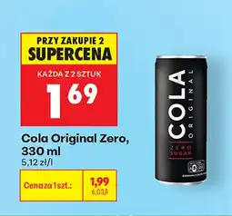 Biedronka Napój gazowany Cola Original Zero oferta