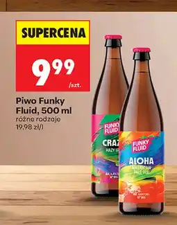 Biedronka Piwo Funky Fluid Crazy Lines Hazy IPA oferta