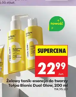 Biedronka Żelowy tonik-esencja do twarzy Tołpa Bionic Dual Glow oferta