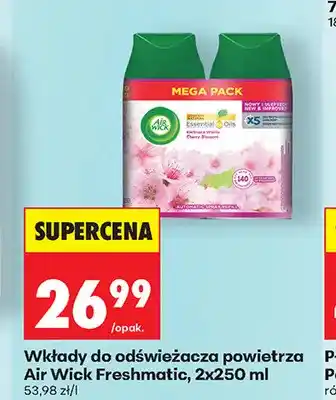 Biedronka Wkłady do odświeżacza powietrza Air Wick Freshmatic 2-pak oferta
