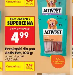 Biedronka Przekąski dla psa Activ Pet paluszki oferta