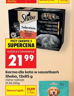 Biedronka Karma dla kota w saszetkach Sheba 12-pak oferta