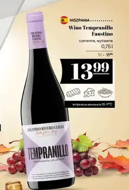 Polomarket Wino czerwone Tempranillo Faustino wytrawne oferta
