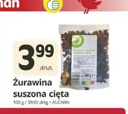Marketvita Żurawina suszona cięta Auchan oferta