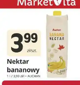 Marketvita Nektar bananowy Auchan oferta