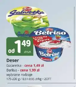 Marketvita Deser Galaretka Zott oferta