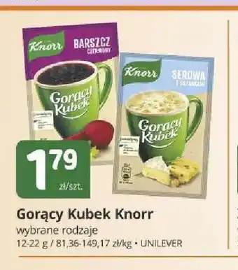 Gorący Kubek barszcz czerwony Knorr