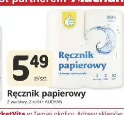 Marketvita Ręcznik papierowy 2-pak Auchan oferta