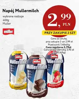 Market Point Napój Müllermilch o smaku truskawkowym oferta