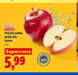 Lidl Jabłka polskie grójeckie luzem oferta